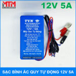 Sac binh ac quy tu dong 12V 5A TVN chinh hang
