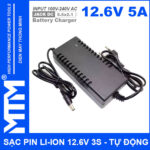 Sac pin Li ion 12V6 3S 5A co quat Charger 12V Lithium Iron Phosphate Battery