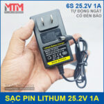 Sac pin lithum 25V 1A 6S