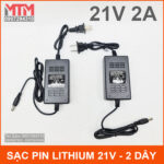 Sac pin may khoan thiet bi cam tay 21v 2A 2 day