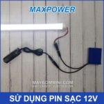 Su dung pin sac 12v chinh hang