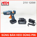 Sung ban keo dung pin Lithium 21V 100W cao cap