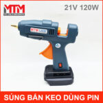 Sung ban keo dung pin Lithium 21V 100w