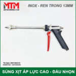 Sung xit ap luc cao inox dau nhon QM 1