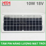 Tam pin nang luong mat troi 10W 18V