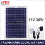 Tam pin nang luong mat troi 18V 30W