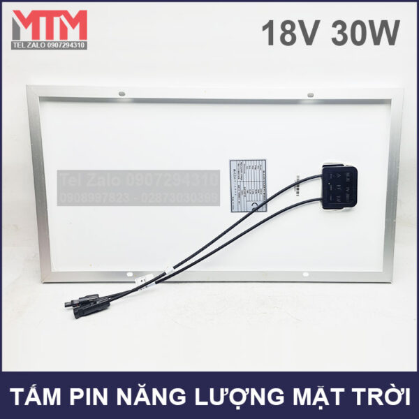 Tam pin nang luong mat troi 18V 30W chat luong cao