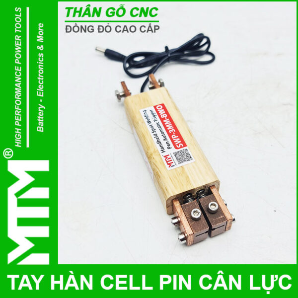 Tay han cell pin can luc 3mm than go