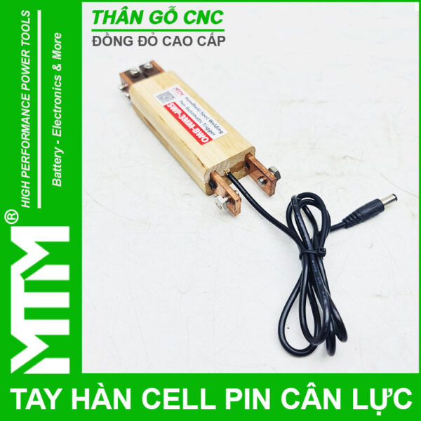 Tay han cell pin can luc 3mm than go cao cap