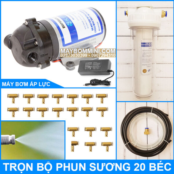 Tron bo phun suong lam mat tuoi lan 20 bec