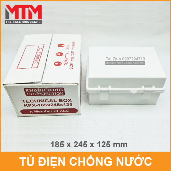 Tu dien hop ky thuat chong nuoc 185 145 125 mm khanh long