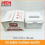 Tu dien hop ky thuat chong nuoc 210 210 130 mm Khanh Long gia re
