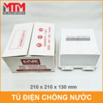 Tu dien hop ky thuat chong nuoc 210 210 130 mm Khanh Long mat duoi