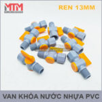 Van khoa nuoc nhua ren 13mm