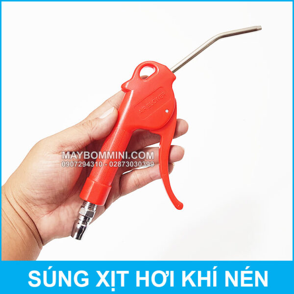 Voi xit may bom khi nen