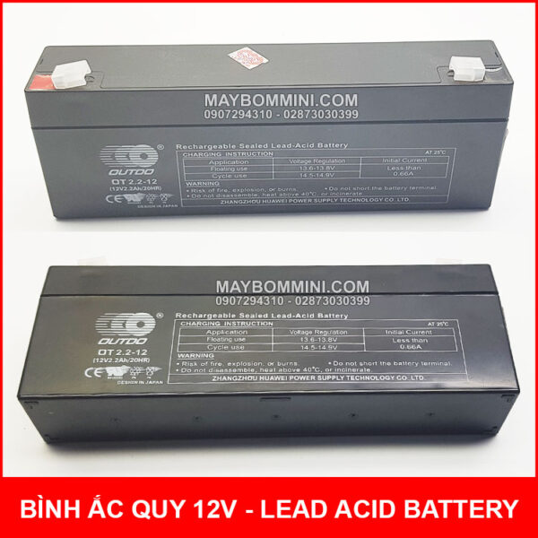 ban binh ac quy 12v outdo 12v