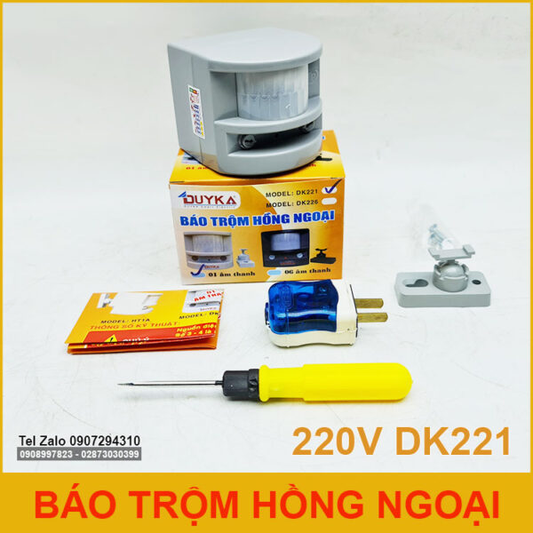 ban coi bao dong chong trom hong ngoai chinh hang