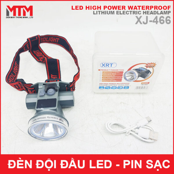 ban den doi dau LED 5V 80W 700mah Type C IP67 XRT XJ 466