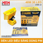 ban den pin may khoan Hukan 48W