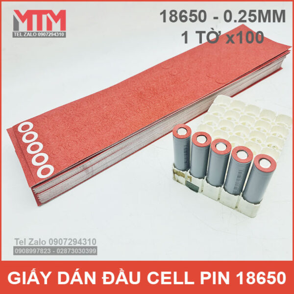 ban giay dan cell pin 18650
