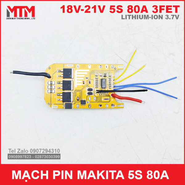 ban mach bao ve pin makita 5S 80A vang chinh hang cao cap gia re