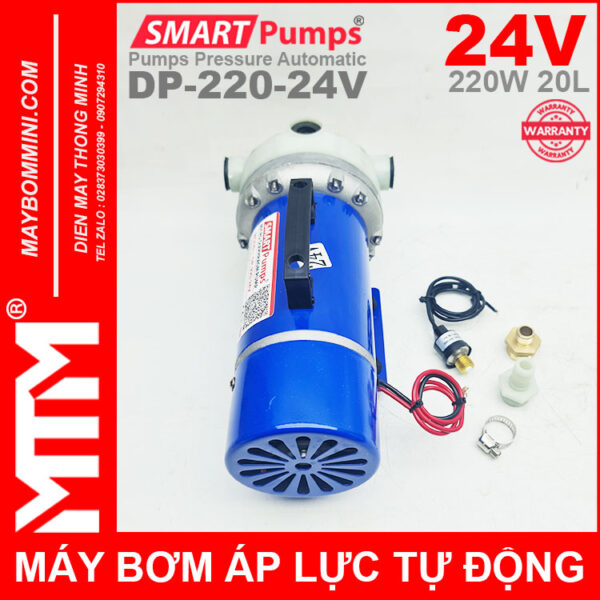 ban may bom ap luc tu dong 24V 220W 20L Smartpumps chinh hang