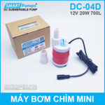 ban may bom chim mini 12v 700l 20w