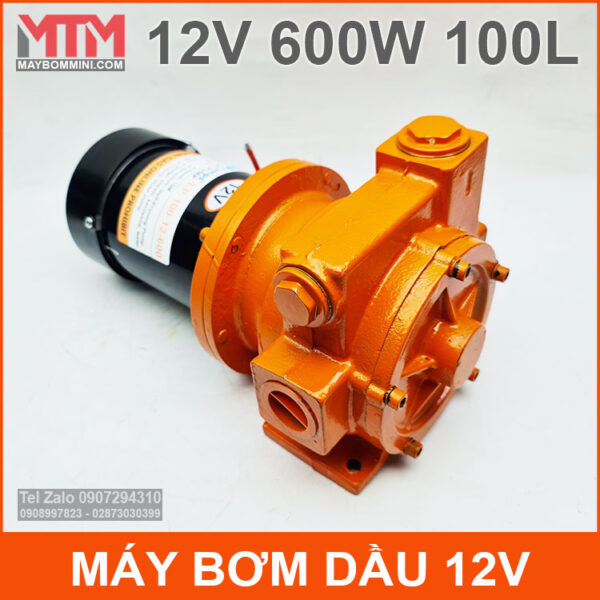ban may bom dau nhot 12v 600w