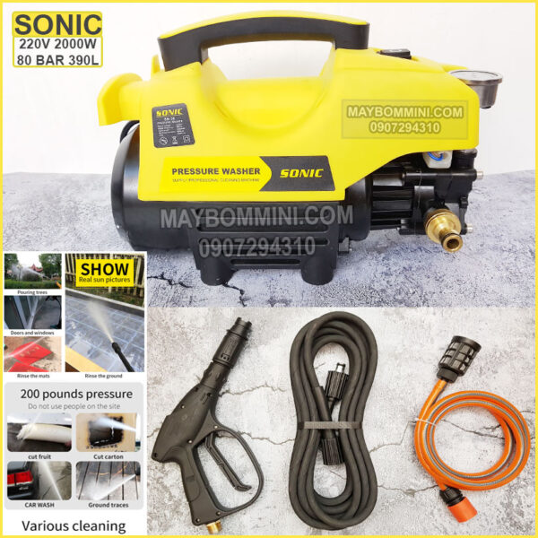 ban may rua xe gia dinh ap luc cao gia re SONIC