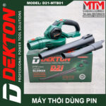 ban may thoi bui DEKTON D21 MTB01 pin sac