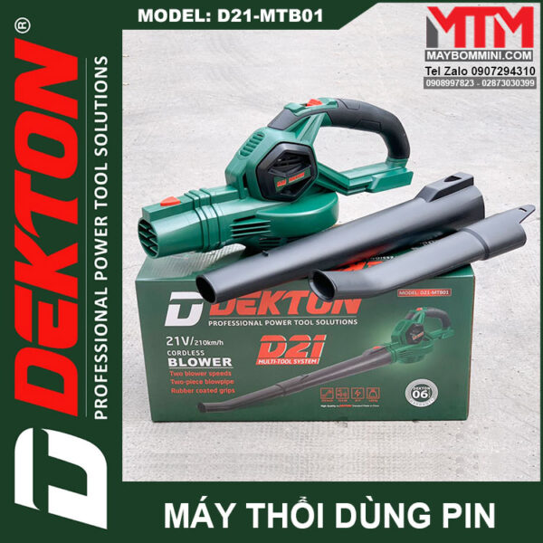 ban may thoi bui DEKTON D21 MTB01 pin sac