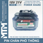 ban pin chan pho thong 15cell 80A Led bao pin 2 ben
