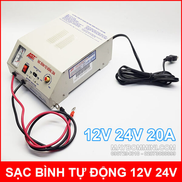 ban sac binh ac quy oto xe may 12v 24v