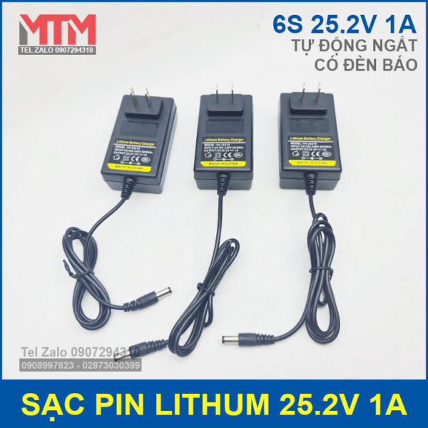 ban sac pin lithium ion 25v 1a