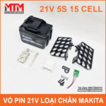 ban vo pin makita 15 cell