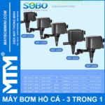 bang thong so chi tiet may bom chim oxy ho ca 220V Sobo WP