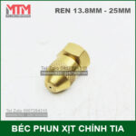 bec phun chinh tia ngan 25mm