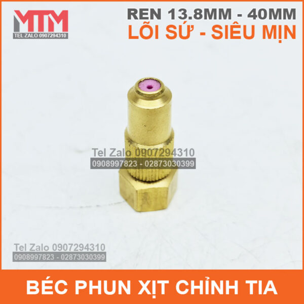 bec phun tru sau loi su chinh tia 40mm