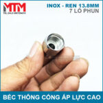 bec thong cong inox ap luc cao 7 lo
