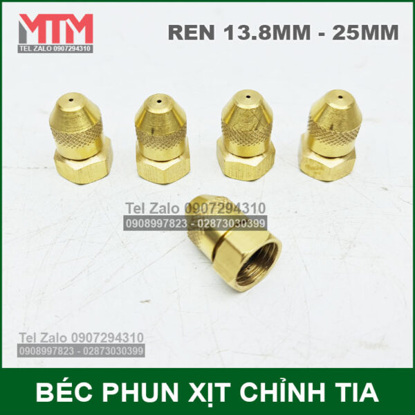 bec trua sau chinh tia 25mm