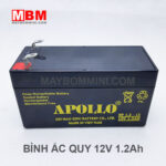 binh ac quy 12v 1.2ah