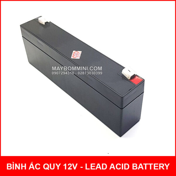 binh ac quy mini 12v 2200mah outdo
