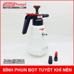 binh phun bot tuyet rua xe co voi bom khi nen