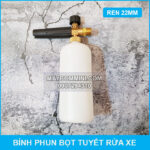binh phun bot tuyet rua xe noi ren ngoai 22mm