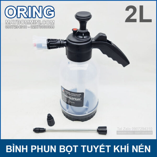 binh phun rua xe bot tuyet bom tay oring chinh hang