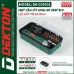 bo chuyen vit mini DEKTON DK CV0501 4 cap do Chan sac Type C Kem nhieu phu kien