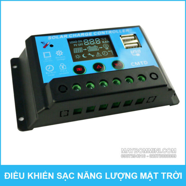bo dieu khien sac pin nang luong mat troi 10A