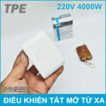 bo dieu khien tat mo tu xa thiet bi dien 220V