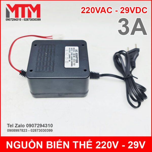 bo doi dien 220v ra 29v 3A