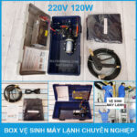 bo dung cu ve sinh may lanh 120w